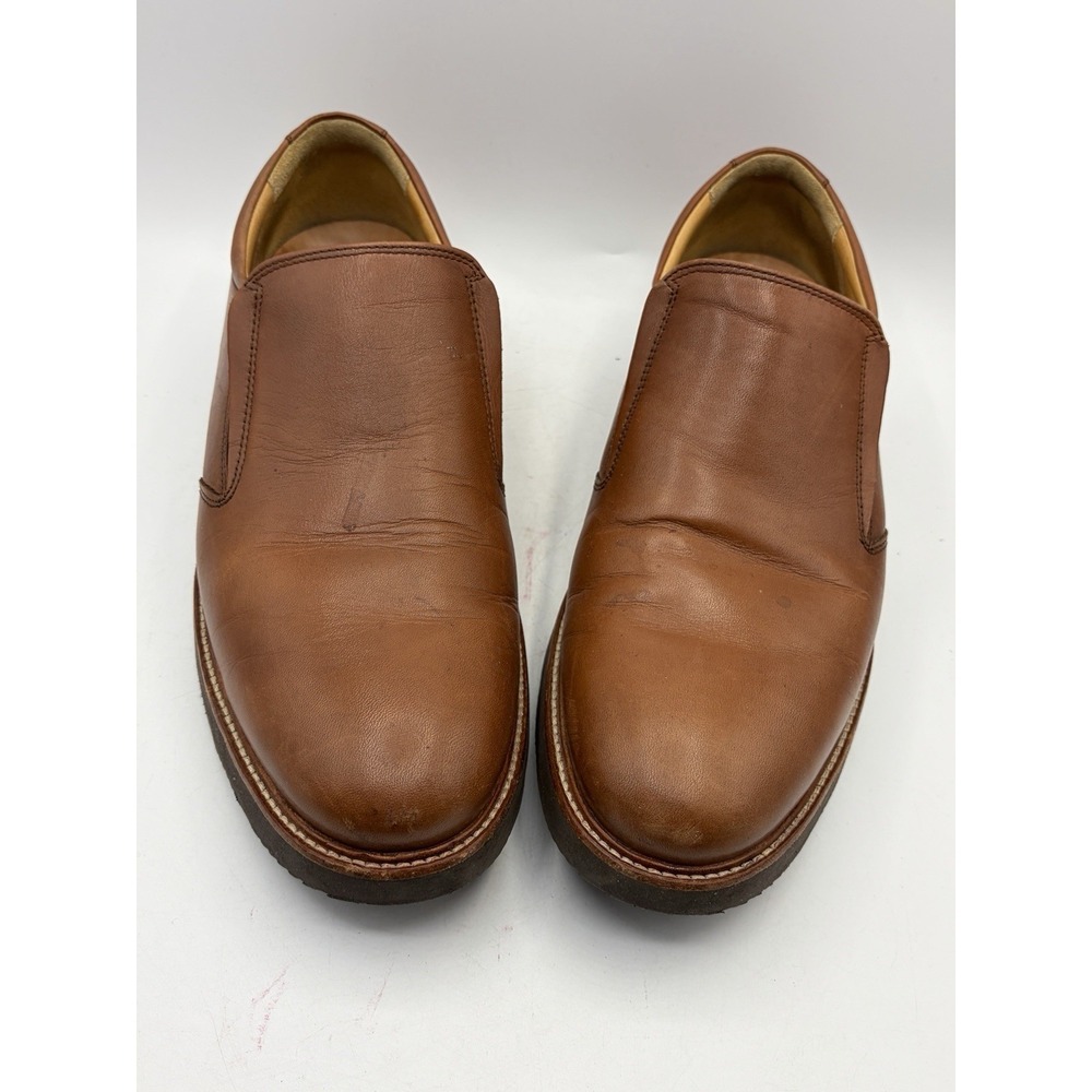 Samuel Hubbard Mens‎ Slip On Loafers Brown Leather Vibram Sole Size 11 M
